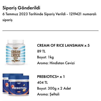Protein Ocean Siparişi Hala Göndermemeleri