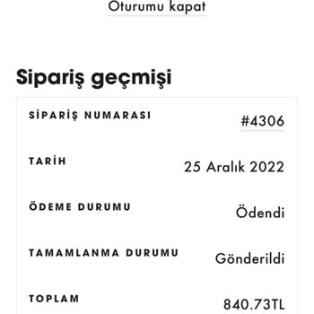 Hıq Nutrition Siparişim Gözükmüyor Cevap Vermiyorlar