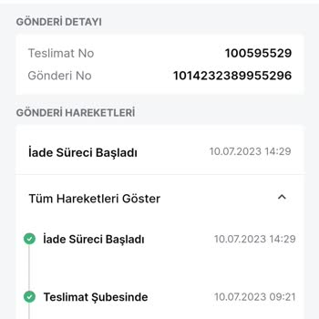 Trendyol Express Kargom Kayıp
