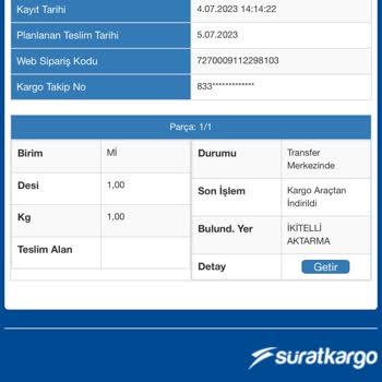 Sürat Kargo İkitelli Aktarmada 9 Gündür Bekliyor
