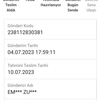 Sendeo Firmasi Ürünü Teslim Etmiyor