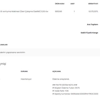 5K Group Endüstriyel Et Kıyma Makineleri 5K Group Paramı İade Etmiyor.