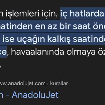 Anadolu Jet Gereken Saat Kurallarına Uymama Rağmen Uçağa Alınmadım.