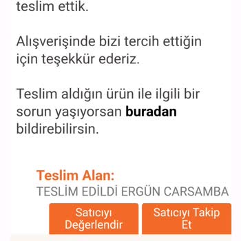 Trendyol'dan Aldığım Ürünü Aras Kargo Getirmedi.