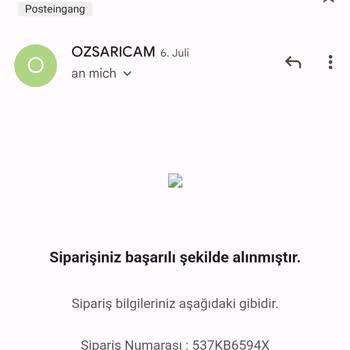 OZSARICAM Kargoya Verilmeyen Ürün
