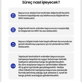 Samsung Üçlü Beyaz Eşya Alımında 43" Smart Ekran Hediye Kampanyası