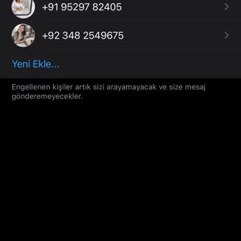 WhatsApp Yabancı Numaralardan Arama Alıyorum.