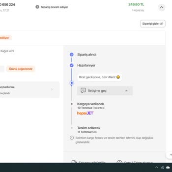 Hepsiburada KDV Artışı Öncesi Alınan Ürünlerde İptal