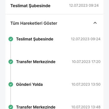 Trendyol Express Şubede Bekletilen Kargom