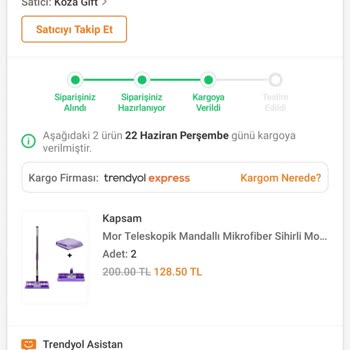 Trendyol Ürün Kargoda Ama Ulaşmadı
