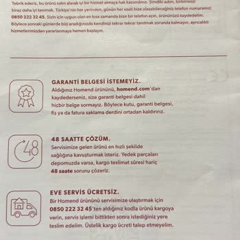 Homend İlgi Alaka Servis Kalitesizliği