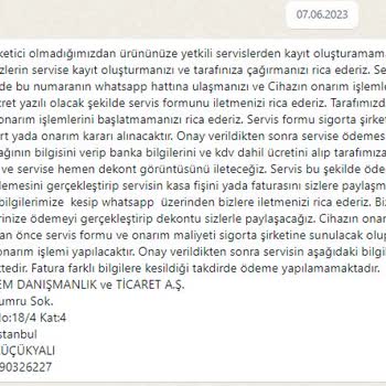 Media Markt Satış Sonrası Sigorta Gerekliliklerinin Yerine Getirilmemesi