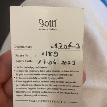 Botti Bebe Çorlu Trend Arenadaki Botti Müşteri Memnuniyetsizliği