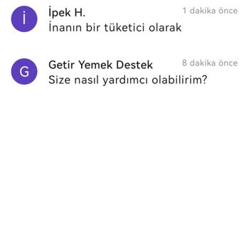 Getir 1 Saatten Uzun Süren Sipariş Sorunu