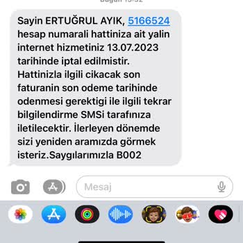 Millenicom Aniden Abonelik İptali