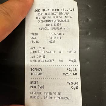 Şok Marketler Reyonla Kasa Arası Fiyat Farkı