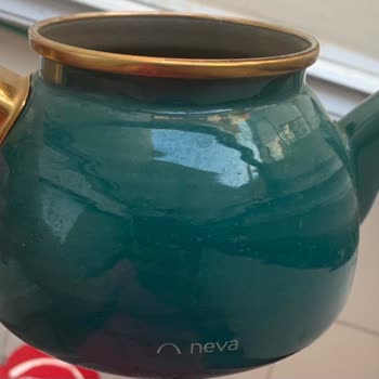 Neva Marka N2973 Sweet Premium Mentol-Yeşil Emaye Demlik Paslanması