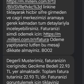 Millenicom Abonelik Bitirme Sorunu