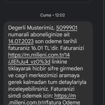 Millenicom Abonelik Bitirme Sorunu