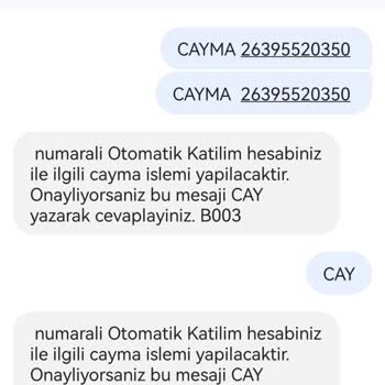 Anadolu Hayat Emeklilik Beş İptali Yapılmıyor