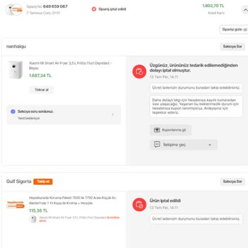 Hepsiglobal.com' Alışveriş Mağduriyeti Stokta Olmayan Ürünleri Satıyorlar.