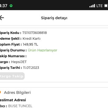 Procsin Ürünler İptal Edilmiyor Para Geri Verilmiyor Müşteri Hizmetleri👎🏻