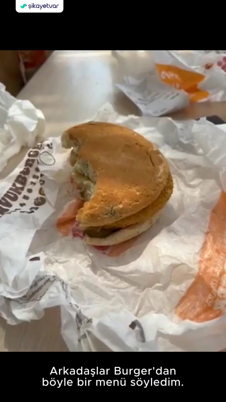 Burger King Siparişimin Hatalı Gelmesi videonun kapak resmi