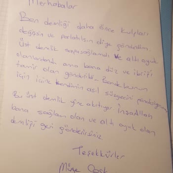 Jumbo Çaydanlık Parlatılmadan Sapları Değişmeden Geri Yollanmış