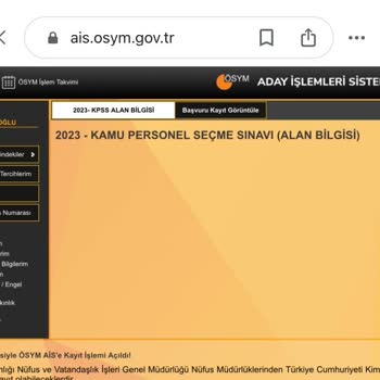 ÖSYM Alan Sınavı Giriş Belgem Gözükmüyor