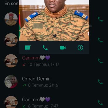 WhatsApp Bilinmedik Numara