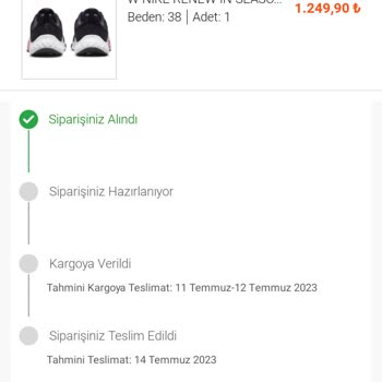 In Street Stokta Olmayan Ayakkabı Bana Satıldı