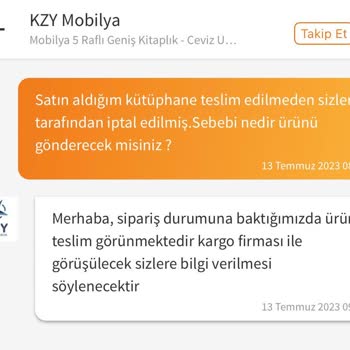 Trendyol Ürünümün Teslim Edilmemesi