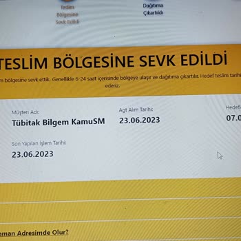 Tübitak Malı Mühür Gelmiyor