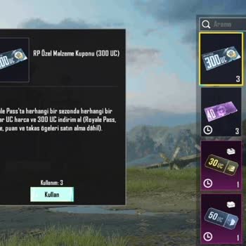 PUBG Mobile Kupon İadesi Talebi