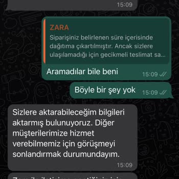 Zara Ve Kargoist Şirketlerinin İlgisizliği Ve Teslim Edilmeyen Ürün