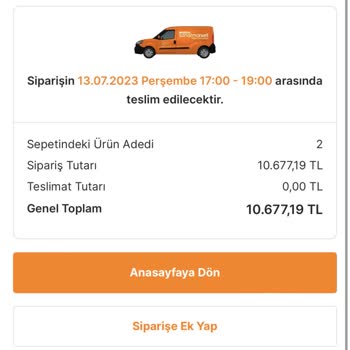 Migros Keyfe Keder Sipariş İptali