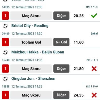 Nesine İptal Olan Maç
