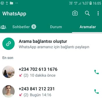 WhatsApp Yurt Dışından Gelen Rahatsız Edici WhatsApp Aramaları