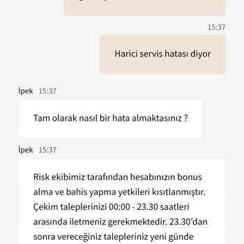 Rinabet Çekim Sorunu İlgisizlik