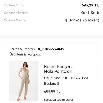 Mavi Sipariş Teslim Edilememesi