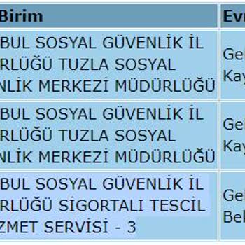 SGK Gelen Evrak Beklemede