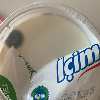 İçim Tarihi Geçmemiş Ancak Küflenmiş Organik Yoğurt
