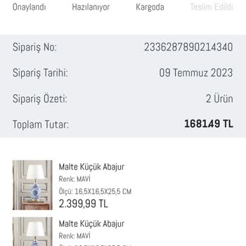 Madame Coco Defolu Ürün Gönderip, Mağazadan Değişime İzin Vermiyor