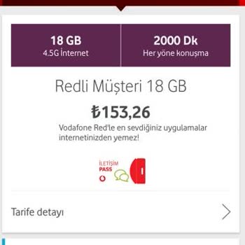 Vodafone Ödediğim İle Uygulamada Gözüken Tarife Arasındaki Tutarsızlık