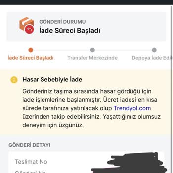 Trendyol Express Mağduriyeti