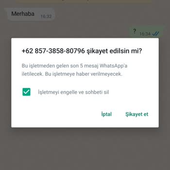 WhatsApp Yabancı Numara Yazması