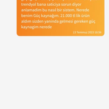 Trendyol Ürün Eksik Geldi Ve İade Süresi Geçtiği İçin Yardımcı Olamıyorlar