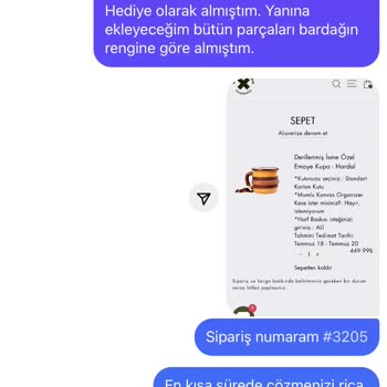 Kolektif Tasarım Siparişim Yanlış Gönderildi