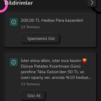 Nays İş Bankası Kampanyasıyla Kazandığım 200 Tl Hesabıma Yansımadı