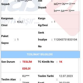 Aras Kargo Beylikdüzü Lavinya Teslim Edilmeyen Kaybolan Paketlerim